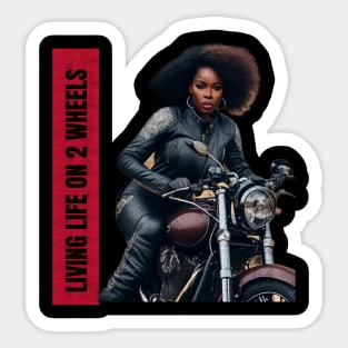 Girl Biker Sticker